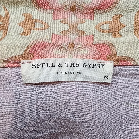 Spell & The Gypsy Pink Cherry Blossom Kimono Set - Picture 11 of 14